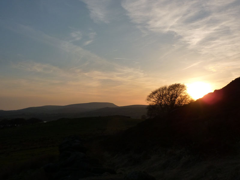 Pendle Sunset